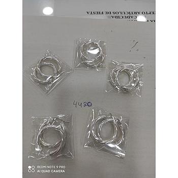 Pend. Plata  Aro Rizado  4420