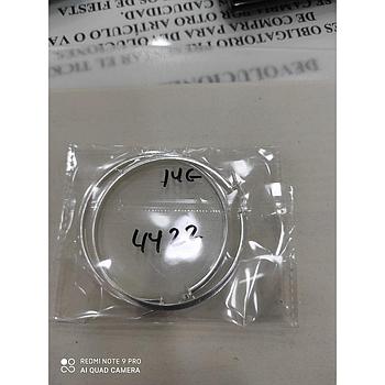 Pend. Plata  Aro Extra Grande Cuadrado  4422
