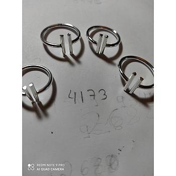 Anillo Plata Caballero Dos Barritas 4173