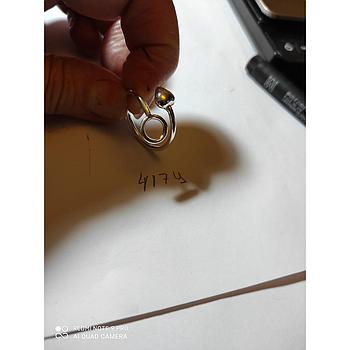 Anillo Plata Corazón y Círculo  4174
