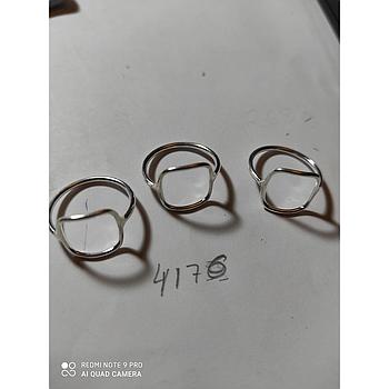 Anillo Plata Rectangular Hueco  4176