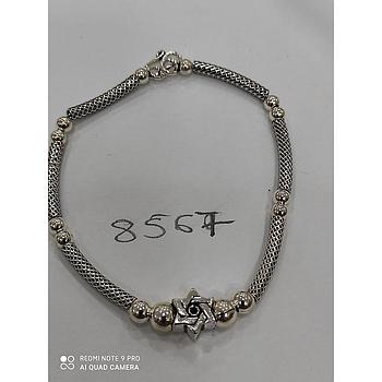 Puls. Plata Dos Bolas + Estrellas Semi Rígidas 8567