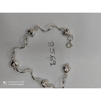 Puls. Plata Corazón + Tubo Reliado 8569