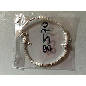 Puls. Plata Semi Rígida Perla Blanca 8570