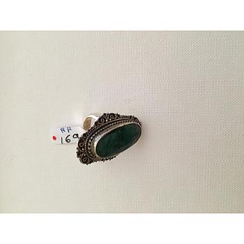 Anillo Pied. Nat. Grande Esmeralda 169