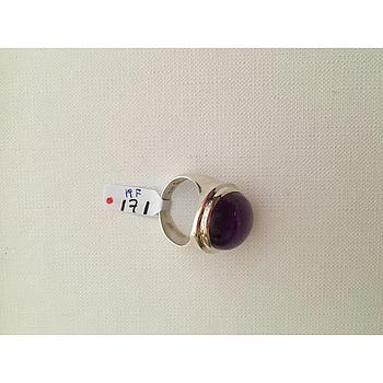 Anillo Pied. Nat. Grande Amatista 171