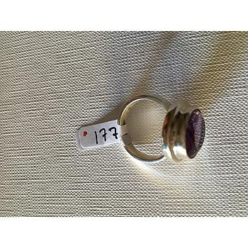 Anillo Pied. Nat. Amatista 177