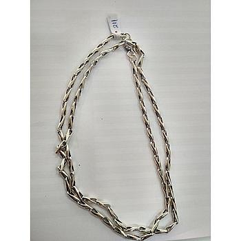 Cadena Plata  80 Eslabón 211