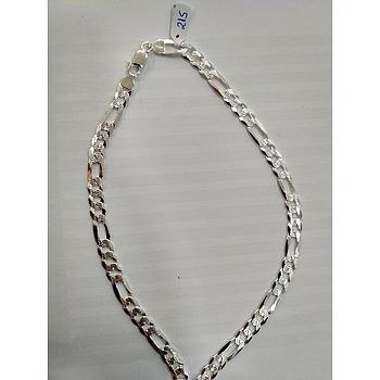 Cadena Plata 60 Eslabón Cart. Tallado 215