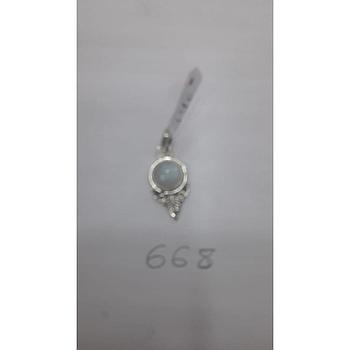 Colgante Pied. Piedra Luna 668