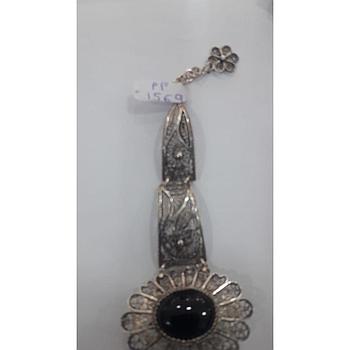 Puls. Plata Marquesita Semi Rig. Onix 1569