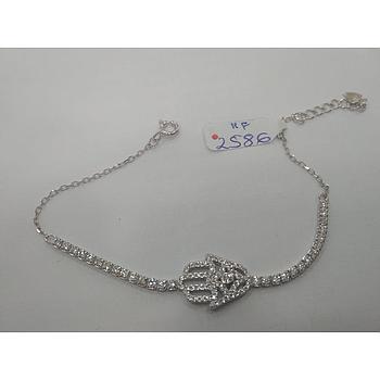 Puls. Plata Zirconita Mano 2586