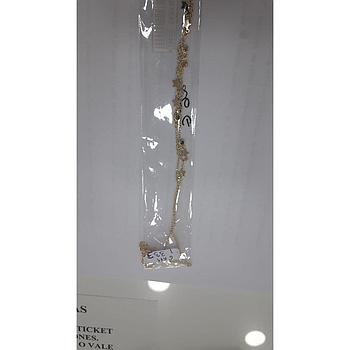 Garg. Plata Mini Estrel. Zirc.  Dorada 1333