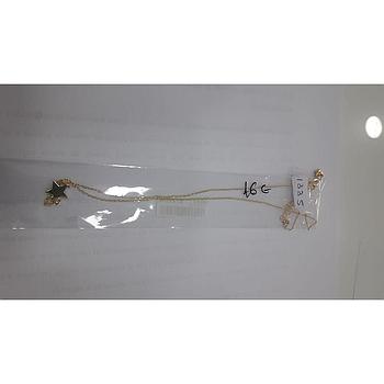 Garg. Plata Estrella Peq.  Dorada 1335