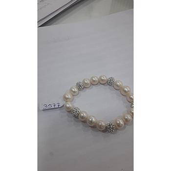 Puls. Plata Perla Bolas Strass 3577