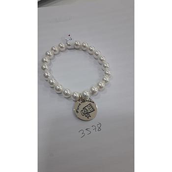 Puls. Plata Perlas Placa Seño. 3578
