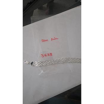 Puls. Plata Trenza Gran. 4538