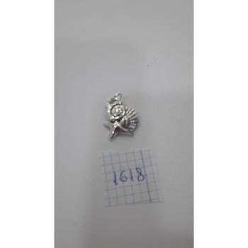 Colgante Plata Electrof. Chapa Almej. Estre. 1618