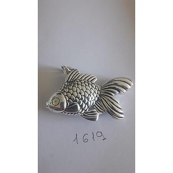 Colgante Plata Electrof. Pez Grande 1619