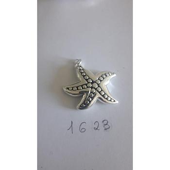Colgante Plata Electrof. Estrella Mar öxido 1623