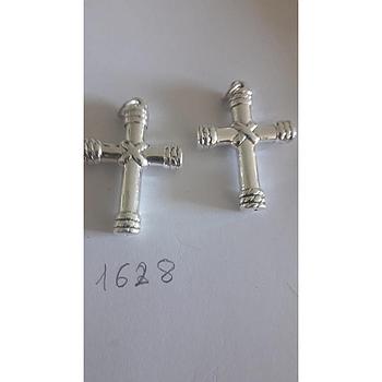 Colgante Plata Electrof. Cruz Lisa 1628