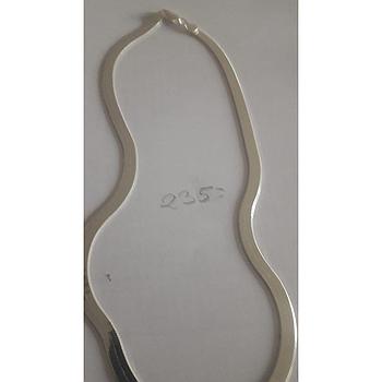 Cadena Plata Plana Ital. Lisa 40 cm. 235