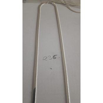 Cadena Plata Plana Ital. Lisa 45 cm. 236