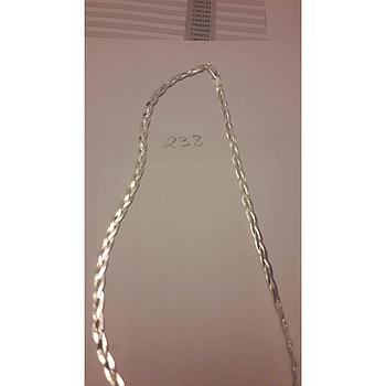 Cadena Plata Trenza Ital.  40 cm. 238